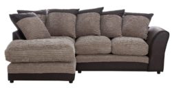 HOME - Harley Regular - Fabric Left Hand Corner Sofa - Natural